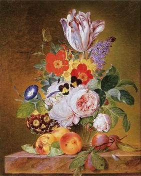 unknow artist Floral, beautiful classical still life of flowers 015